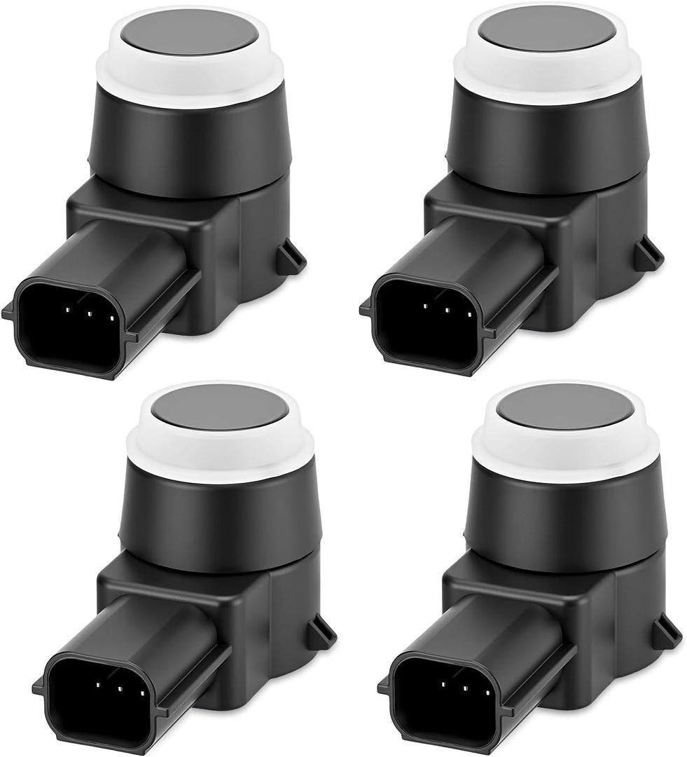 4Pcs Reverse Parking Assist Sensor Compatible with Buick Cadillac Chevy GMC Replace 15239247 25961317 25961321 25962147 Rear Bumper Backup Parking Assist Sensors PDC