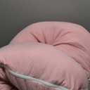 Momcozy Pregnancy Pillows for Sleeping, U Shaped Full Body Maternity Pillow for Side Sleeping - Support for Back, Legs, Belly, HIPS, 57 Inch, Pink