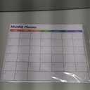 Dry Erase Magnetic Calendar for Refrigerator, 3 Pack- Monthly & Blank & Daily Planner Magnet Whiteboard for Fridge Wall Door - Shopping, Meal/Menu, to Do List, Family Schedule Planning Board (B)