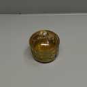 Gold Metal Ramadan Serving Trays with Lid, Eid Mubarak Plates Dining Table Centerpieces Decor, Islamic Decorations for Home, Ramadan Gift for Muslim