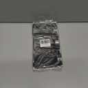 2 x BIAJIYA Card Holder for Back of Phone, Pouch Silicone Wallet Sleeve Pocket Stick-on ID Credit Card for All Smartphones (Black*5)