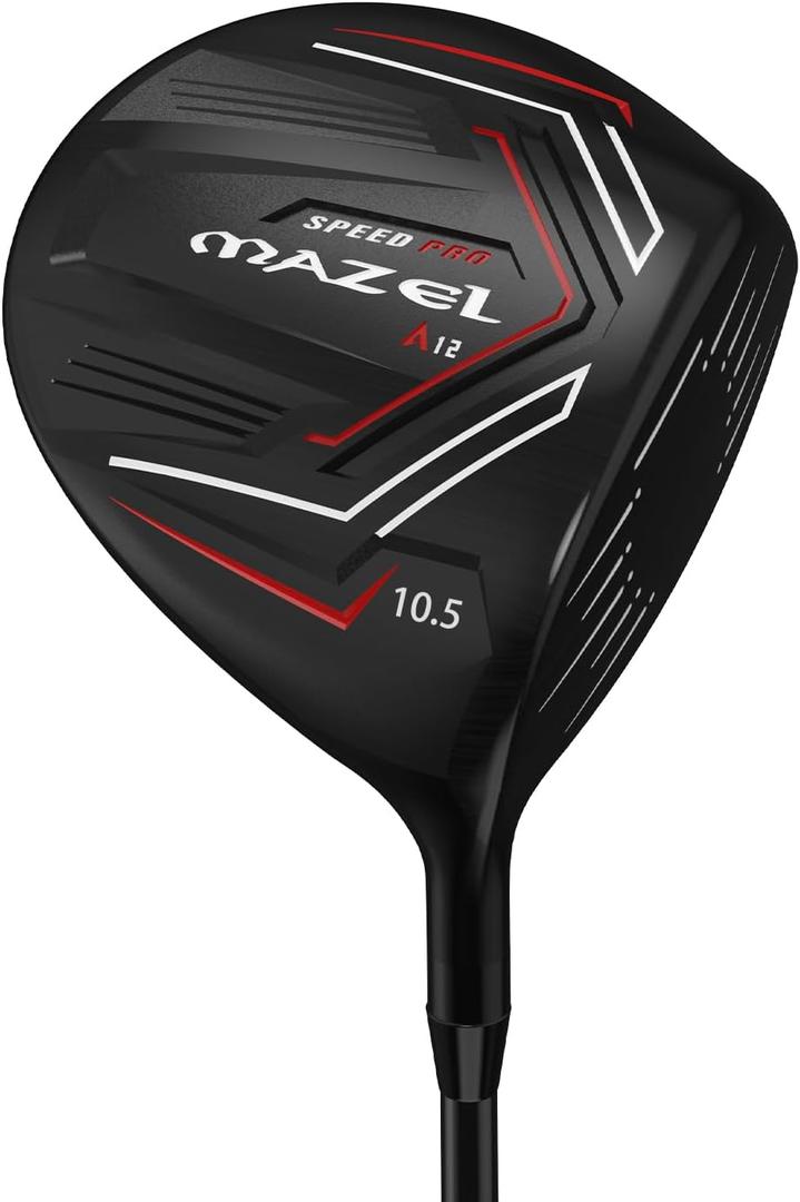 MAZEL 460CC Driver Golf Club for Men,Right Handed,9.5/10.5 Degree (Graphite (A12 Head), Stiff, 10.5, Degrees, Right) 