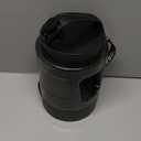 lesotc Dog Travel Water Bottle Portable with Pull-Out Drinking Bowl, 77oz Large Travel Water Bowl Dispenser for Dogs Camping Essentials Hiking Beach Road Trip Park Walking On The Go Must Haves, Black