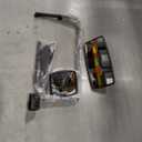Door Mirror with Arm Black Fit for International 4300 4400 7400 7600 8500 8600 (left side)