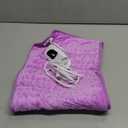 Deepsoon Heating Pad,Electric Heating Pads for Back,Neck,Abdomen,Moist Heating Pad for Shoulder,Knee,Arms,Legs,Dry/Moist Heat & Auto Shut Off,Christmas Gifts for Men and Women,Light Purple,24x12 Inch