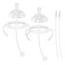 Straw Cup Soft Spout Conversion Kit for Philips Avent Natural Baby Bottle, Bottle Handles and Weighted Straw 2 Pack (Straw Cup Conversion Kit)