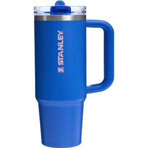 STANLEY Quencher ProTour Flip Straw Tumbler with Leakproof Lid 30 oz | Built-in Straw and Handle | Cup Holder Compatible for Travel | insulated Stainless Steel Cup | BPA-Free | Royal Blue