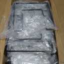 MUDEELA 8-Tier Pots and Pans Organizer under Cabinet, 15.83" Height Heavy Duty Pot Pan Organizer Kitchen Cabinet Organization and Storage, Adjustable Pot Rack for Frying Pan, Cast Iron Skillet, Black