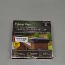 Classy Caps NSX66B 6x6 Aluminum Post Cap - Black fits 5"x5", 5.5"X5.5" & 6"X6", Heavy Duty Cast Aluminum, Ideal for Fence, Deck or Posts