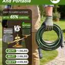 Garden Hose, Flexible Ultra Lightweight Durable, Kink-Free Water Hose with 10 Function Sprayer - Non-Shrinking, Easy to Store, All-Weather, High-Pressure (100 FT)