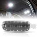 Bestview LED Interior Roof Map Dome Light Cover Lens Overhead with White LED PCB for 2005-2018 Dodge Ram 1500 2500 3500 4500 5500, Dodge Dakota Durango  Jee-p Commander Liberty 6000K White