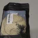 BARSDAR 26 Inch Long Braided Ponytail Extension with Hair Tie - Straight Sleek Wrap Around Blonde Braid Ponytail Hair Extensions - Synthetic Pony Tails Hairpieces for Women - Ivory Blonde