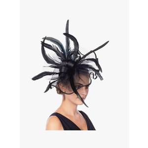 2 Lucky Leaf Girl Lady Hat Headwear Organza Church Feather Clip Fascinators Hat Wedding Party Cap for Women