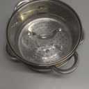 Oster Sangerfield 11-Inch Stainless Steel Everyday Cookware Pan with Steamer and Lid  Durable Nonstick Frying Skillet for Kitchen Cooking