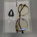 Firmoo Blue Light Blocking Glasses,Anti Eye Strain Anti Headache UV Cut, Cateye Computer Reading Glasses with magnification (Tortoise Gold)