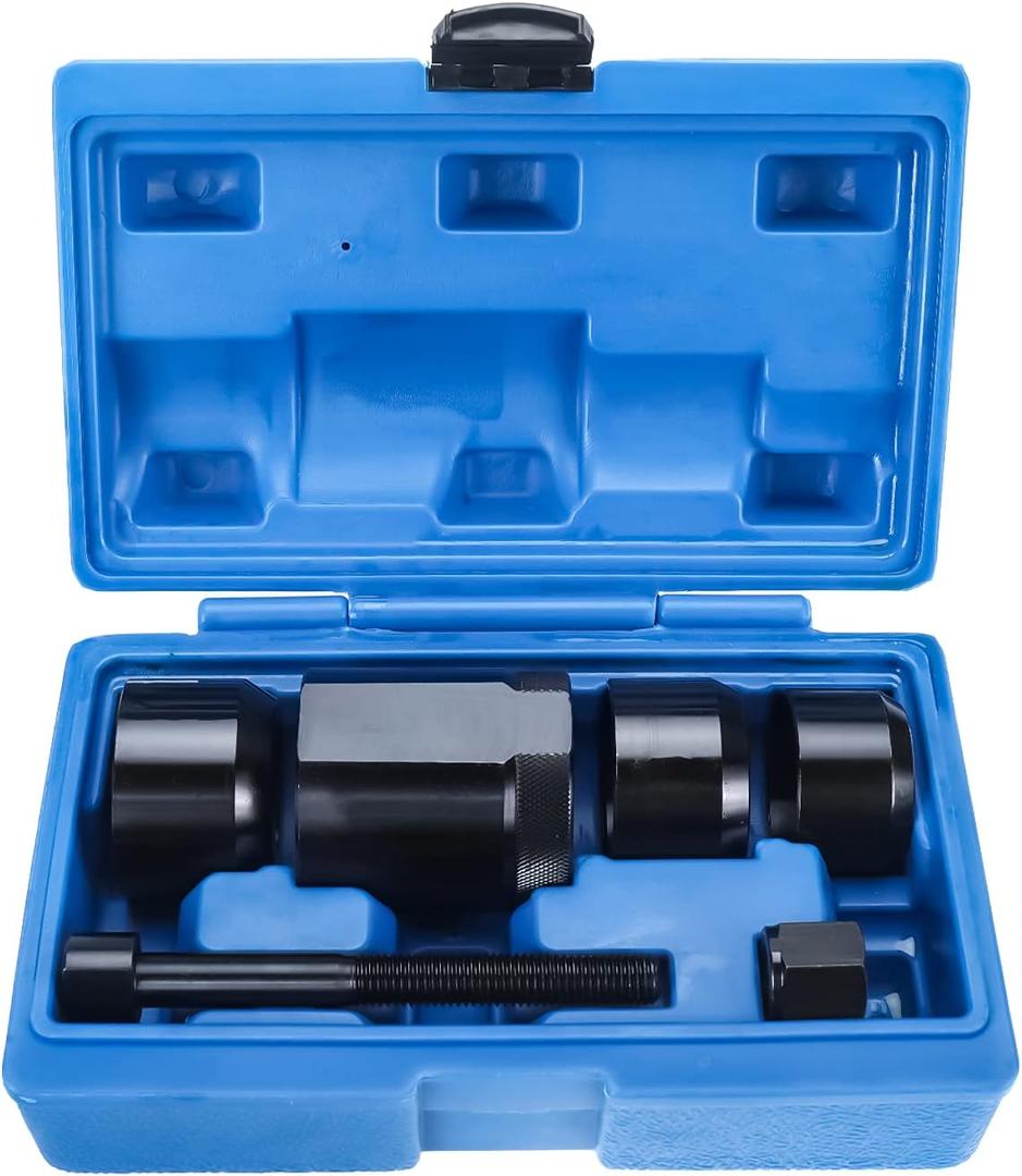 5 PCS Bushing Remover/Installer Kit, Rear Ball Joint and Bushing Tool, Compatible with BMW E38 E39 E52 E53 E60 E61 E63 E64 E65 E66 E67 E70