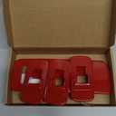 Voodonala Red Window Lift Panel Switch Covers for 2015 2016 2017 2018 2019 2020 Ford F150(4pcs/Set)