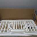 IRIS USA 24" 6-Panel Dog Playpen with Door, 61 x 61 x 24, Puppy Playpen, Dog Play Pen Indoors, Pet Fence, Puppies/Small Dogs, White