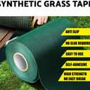 TYLife Artificial Grass Tape,Synthetic Turf Seaming Tape,Artificial Grass Seaming Tape for Lawn,Jointing Mat Rug,Connecting Fake Carpet,Garden Pet Rug,6" X 16'