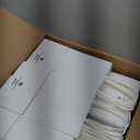 BagDream Gift Bags 100Pcs 5.25x3x8 Small Kraft Paper Gift Bags with Handles Bulk, White Paper Sacks for Wedding Birthday Party favor, Retail, Merchandise, Small Grocery