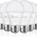 A19 LED Light Bulb, 100W Equivalent Light Bulbs, 15W 3000K Warm White, 1500 Lumens, Non-Dimmable LED Bulb, E26 Standard Base for Indoor and Outdoor, ETL Listed, 6-Pack
