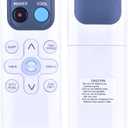 Universal Remote Replacement Applicable for Towallmark/MilleLoom/Kenmore/TROPOW/Black+Decker/ROVSUN/PeacefulHues Window Air Conditioner AC Window Unit, White