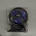 BESKAR USB Clip on Fan, Portable Small Fan with Cord Powered, 3 Speeds Strong Airflow, with Sturdy Clamp, Quiet Personal Desk Fan (Black)