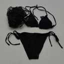 Blooming Jelly Swimsuit (Black, M)