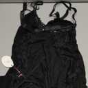 Avidlove Women's Lingerie Lace Sleepwear Dress Sexy Nightgowns Soft Chemise Slip Babydoll Nighties S (Black)