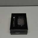 MioHHR Stainless Steel Band and Case Compatible with Apple Watch Band 45mm, Men Metal Protective Bumper Cover for iWatch Series 9/8/7, Black