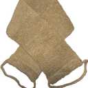 Large Natural Exfoliating Hemp Back Scrubber for Shower for Men and Women - Deep Clean & Invigorate Your Skin - Machine Wash and Dry - Double Sided 