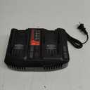 Compatible with Craftsman 20V Battery Charger, CMCB124 Dual Port Charger Compatible with Craftsman 20-Volt CMCB201 CMCB204 CMCB202 V20 Series Lithium Batteries