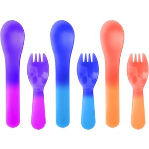 Color Changing Spoons and Forks (30-Piece Set) - Unique Ice Cream Spoons, Temperature Sensitive, Perfect for Parties, Entertaining, Gift for Ice Cream Lovers, Food Enthusiasts