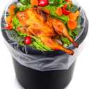 Yopay 20 Pack 15 Gallon Bucket Liner Bags for Marinating and Brining, 5.5 Mil Extra Large Thick Plastic Drum Liners Food Storage Bags, 19" W X 31" H, BPA Free, Heavy Duty Leak Proof