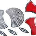 Car Trunk Emblem Bling Decal Compatible with Audi A3 Q3 Q5 A4 A6 A7 Rhinestone Decorative Decal Cover Silver