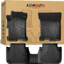 All Weather Floor Mats Fit for Honda Accord Sedan 2017 2016 2015 2014 2013, AOMSAZTO Rubber Floor Liners for Accord Sedans 1st & 2nd Row All-Round Protection (Not for Coupe)