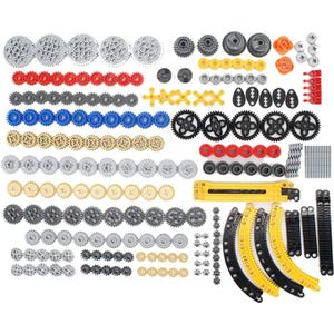 SEEMY 233PCS Gear Set for Technical-Series Parts Compatible with Lego Technic Parts, Liftarm, Pins, Axles, Connectors for Technic Building Blocks Set (Gear Set)