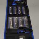 STREBITO Electric Screwdriver, 144-in-1 Precision Screwdriver Set, 120 Magnetic Bits, Organized Storage and Portability, Small Tool Kit for Electronics, PC, Computer and Laptop (Blue)