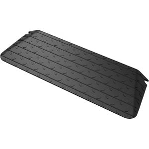 BESEA 3" Rise Rubber Threshold Ramp Wheelchair Ramp for Home Doorways 3.05 Feet Long 2200lbs Load Capacity Power Scooter Ramp (3 inch Rise)