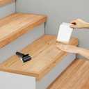 SMILOOL Clear Non-Slip Treads for Wooden Steps Indoor 15 Pack 4" x 24" Pre-Cut Anti-Slip Strips, Transparent Grip Tape for Wood Stairs, Waterproof Step Grips for Dogs, Kids and Pets