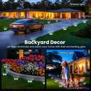 SOLPEX Solar Ground Lights 12 Pack, Solar Pathway Lights Outdoor Waterproof, Landscape Lighting for Garden, Walkway, Driveway, Yard, Deck, Patio, Swimming Pool (Cool White)
