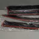 Window Visors Rain Guards for 2024 2025 2026 Toyota Tacoma Double Cab, Out-Channel Window Vent Wind Deflectors Visors Shades for 24 25 26 Tacoma 4 Full-Size Cab