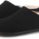 SM New York Women's Suede Clogs with Fuzzy Lining Slip‑On Closed Toe Winter Flat Mules Indoor Outdoor Slippers, 8