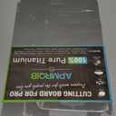 Titanium Cutting Boards for Kitchen,100% Pure Titanium Cutting Board Set of 3, Double Sided Non Toxic Cutting Board, Hygiene Durable Dishwash