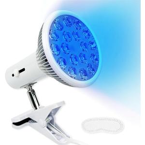 Jaundice Light Therapy Newborn, Bilirubin Light Lamp for Jaundice Baby, Neonatal Baby Jaundice Treat Blue Ray Light, Portable Infant Bilirubin Light with 18 Led Light, Biliblanket Light with Eye Mask (White)