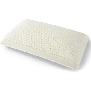 Talalay 100% Natural Premium Latex Pillow,Bed Pillow for Sleeping with Removable Cotton Cover, Helps Relieve Pressure, Breathable, Pressure Relief, Durable, Best Gift (Standard (Medium))