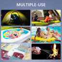 Mini Portable Air Pump for Inflatables,USB Rechargeable Air Mattress inflator with Camping Lantern for Sleeping Pads, Travel, Pool Floats, Inflatable Toys