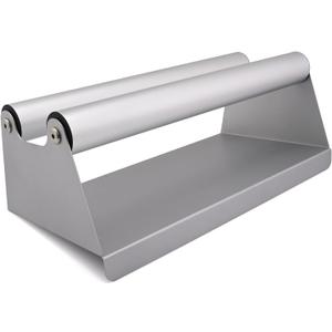 FOSHIO Premium Metal Vinyl Roll Display Holder, Heavy Duty Vinyl Storage Rack for Applying Window Film, Wallpaper, Transfer Paper Tape