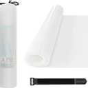 36x24 Inch Large Silicone Craft Mat for Arts & Crafts, Painting, Clay, Hot Glue - Non-Stick, Heat Resistant, Easy Clean Workstation Mat (Light white)