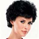 Baruisi Short Fluffy Black Wigs for Women Natural Looking Synthetic Short Curly Cosplay Hair Wig